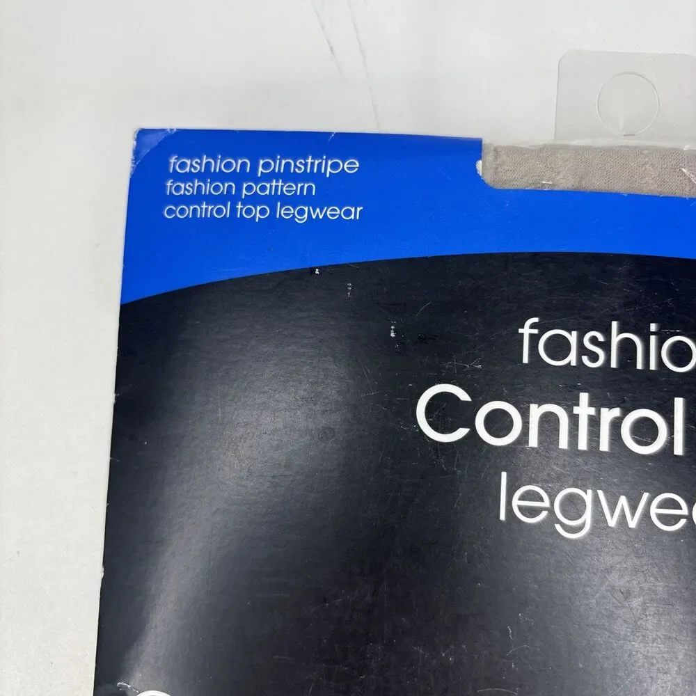 George Fashion Rose Control Top Pantyhose Legwear Women's Size Plus Nude Color
